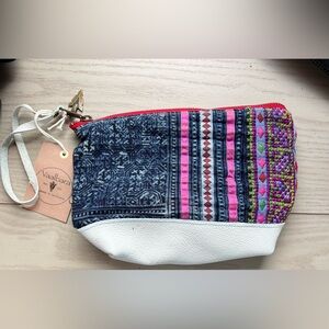 NWT Vaalbara Boho Pouch Wristlet Bag